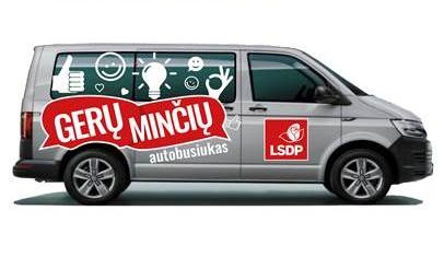 Jonavą aplankys „Gerų minčių“ autobusiukas